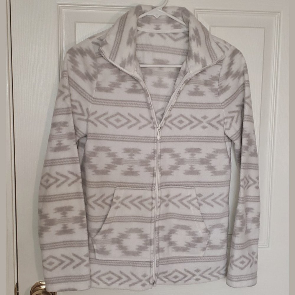 Sonoma Women's Fleece Zip Up Sweater XS